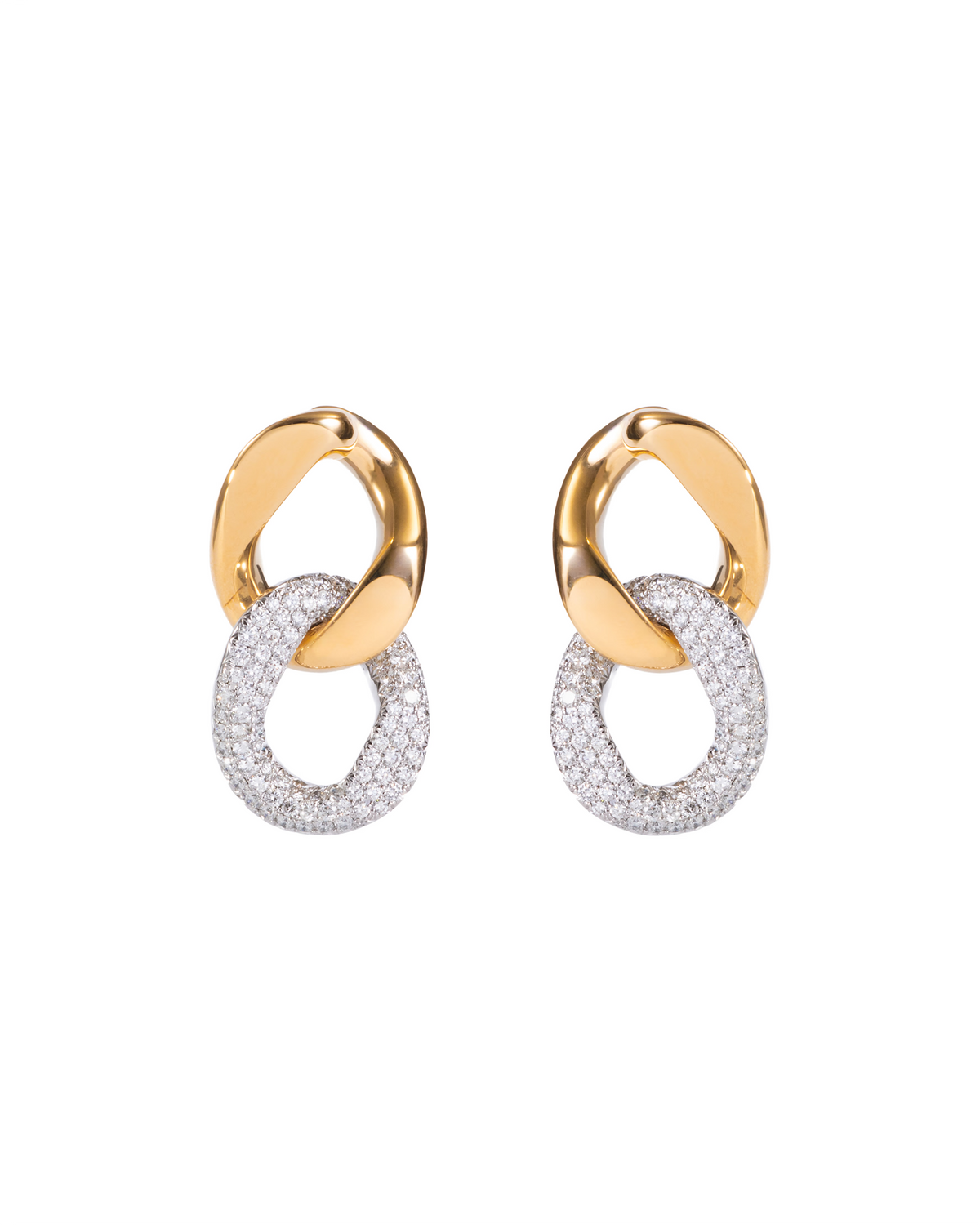 DIAMOND CHAIN EARRINGS