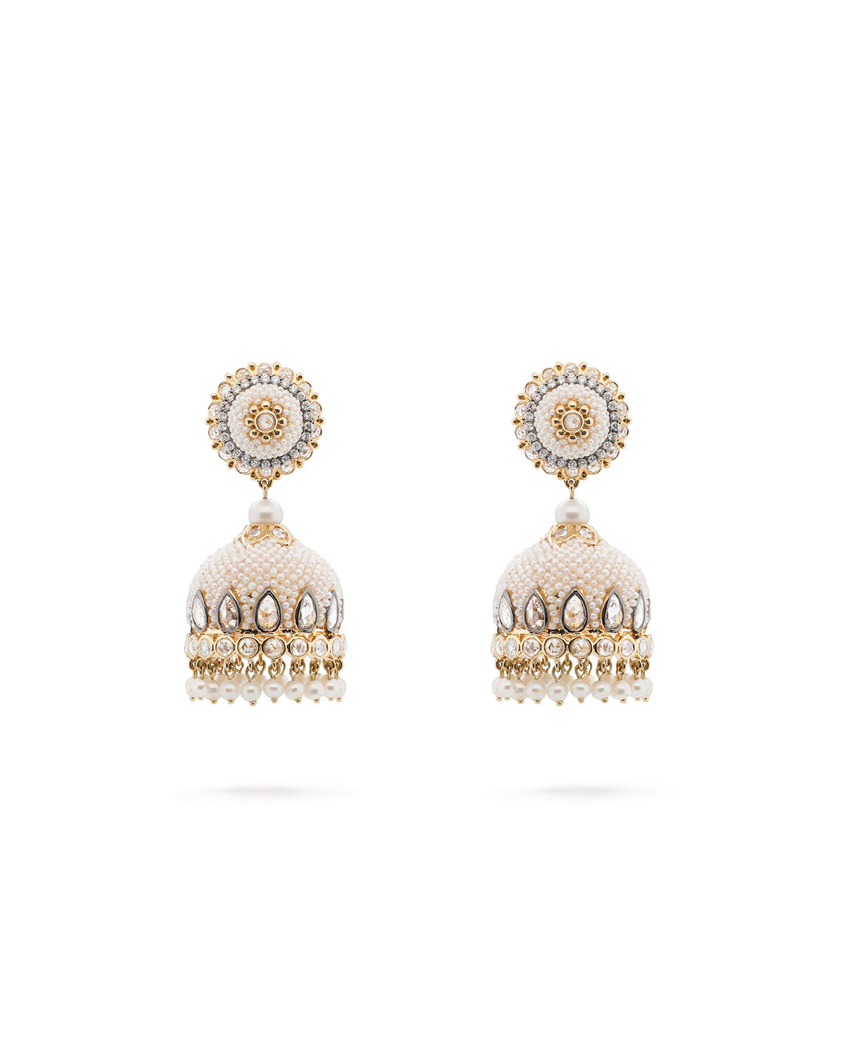 PEARL CHANDELIER EARRINGS