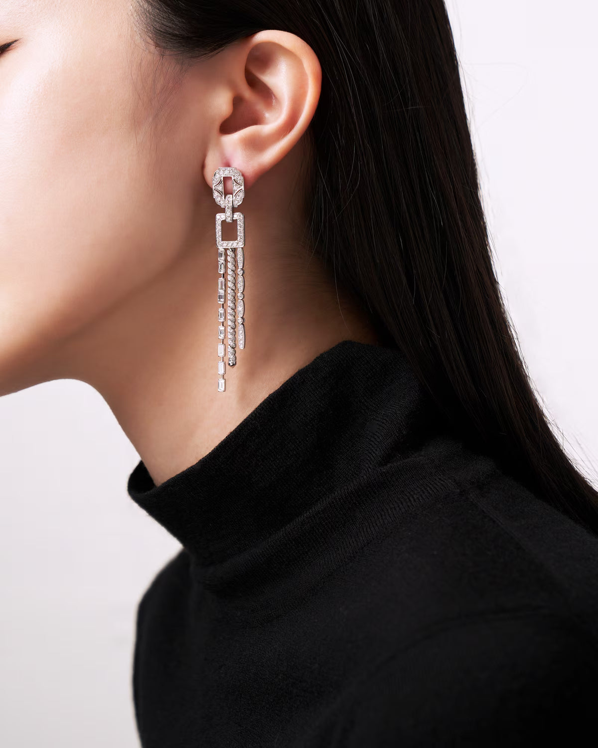 DIAMOND CHANDELIER EARRINGS